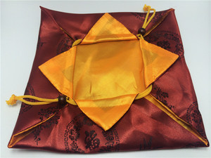 紫砂壶深红色福字内袋锦袋复古功夫茶道茶壶布袋包装袋锦囊袋中式