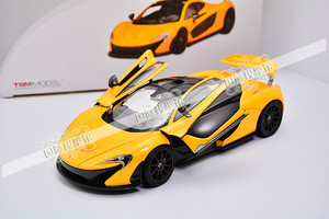 TSM 1:18迈凯轮P1 McLaren P1 Mondial Auto 黄 合金仿真汽车模型