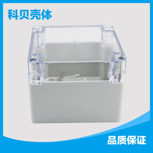厂家直销接线盒F14T透明塑料防水盒120*120*90安防电源PC/ABS壳体
