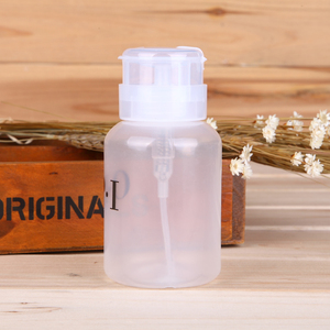 美甲压瓶空瓶洗甲水卸甲水带锁防漏工具快干水光疗指甲油胶