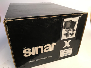 包装齐全！仙娜 Sinar X 4X5 大画幅技术胶片相机 SWISS 瑞士 4 5