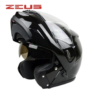 中国台湾瑞狮头盔3500碳纤维揭面盔 揭面碳纤盔 超轻碳纤摩旅头盔