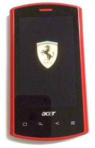 宏基acer S100法拉利手机 限量版 库存手机九成九新。