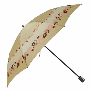 ALA专柜 花朵图案防晒太阳伞 遮阳伞晴雨两用 二折伞