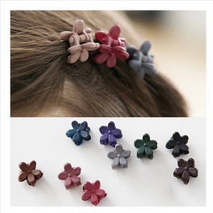 韩国进口发饰品可爱小巧花朵迷你小号儿童发抓夹顶夹流海夹发夹