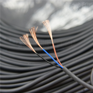 电线3芯0.15平方棕蓝黑RVV柔软耐折耐油传感器接近开关信号线感应
