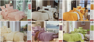贡缎素色利佰家品牌全棉床上用品布料2.8米幅宽宾馆床单被套被罩