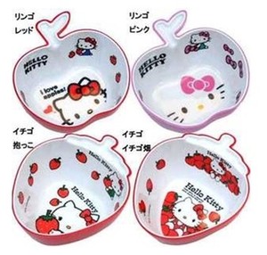 【GD漫玩社】凯蒂猫 儿童碗 卡通餐具 苹果 草莓 饭碗 可爱汤碗