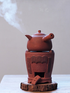 潮州红泥炉炭炉 煮茶炉泡茶器凉炉砂铫煲烹茶壶风炉碳炉 功夫茶具