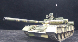 模型代工成品--俄罗斯 T-80BV T80主战坦克（小号手 05566）