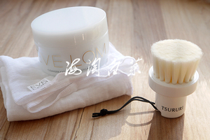 日本BCL TSURURI 100%山羊毛洁面刷/极细毛洗脸刷/黑头毛孔清洁刷