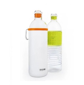 正品 VATIRI乐怡 大容量时尚玻璃瓶 水杯 车载矿泉水瓶送杯套