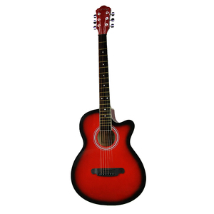 授权卖家Halen海伦LD01 初学民谣吉他39寸木吉它缺角 入门练习琴