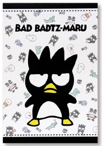 台湾限定~酷企鵝信纸本~sanrio xo信纸~Bad Badtz-maru记事本