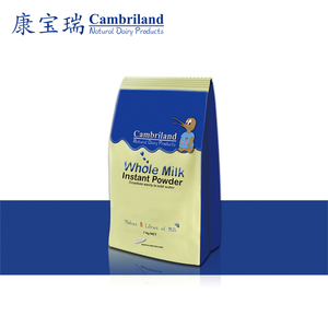 新西兰奶粉 原装进口 Cambricare康宝瑞速溶全脂奶粉1kg