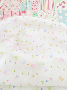 纯棉单层棉纱布料 超宽幅2.3米 9.5元半米 加密加厚 包被芯/枕芯