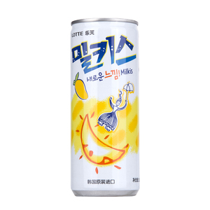 韩国进口饮料 乐天妙之吻芒果味碳酸饮料 250ml/听