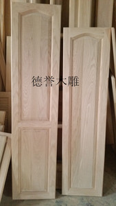 美国红橡实木门板定做 实木门橱柜门衣柜门白茬柜门订制