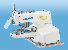 JUKI重机牌工业缝纫机MB-1377型单针环缝钉扣机 可切换交叉订扣机