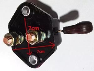 汽车电瓶断电开关电源总开关小铜闸纯铜制造蓄电池铡刀汽车断电器