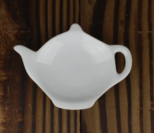 出口陶瓷碟 茶壶形小碟 小菜碟 酱油碟 油醋碟 英式下午茶配件