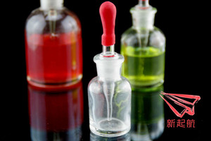 优质/滴瓶 30ml/玻璃滴瓶/白色透明/化学实验耗材/DIY玻璃仪器