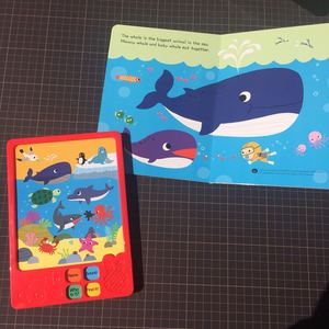 儿童玩具pad动物园海底世界海洋主题发声图册学习机早教认知游戏