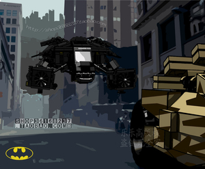 lego乐高创意搭建图 蝙蝠侠：黑暗骑士崛起 蝙蝠侠飞行载具