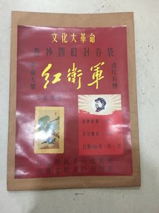 字画国画 文化大革命查抄四旧封存袋 档案袋画 旧文档 老档案袋