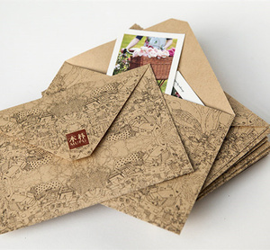 Otaku- 木朴风格复古信封 日式牛皮纸信封 154*108mm 6号信封