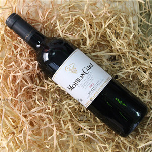 法国原瓶进口红酒 木桐嘉棣小武当干红葡萄酒Mouton Cadet 2015年