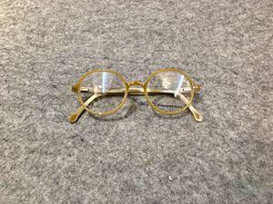 德国采购新上 Zegna 杰尼亚姜黄色小圆框复古中性眼镜框眼镜架