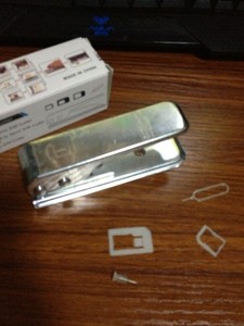 4s魅族MX4小米4红米1s华为三合一Micro-sim剪卡器卡钳送取卡器套