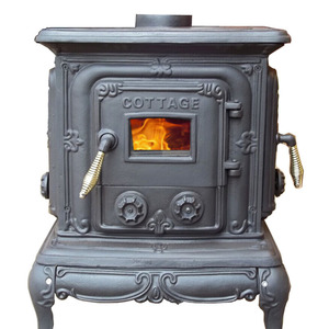 纽波特铸铁壁炉燃木真火壁炉烧柴火取暖炉独立欧式别墅壁炉取暖器