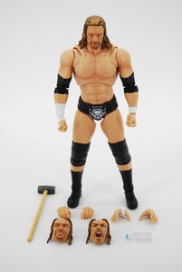 万代 SHF WWE WWF Triple H HHH摔跤摔角手 亨特 赫斯特关节可动