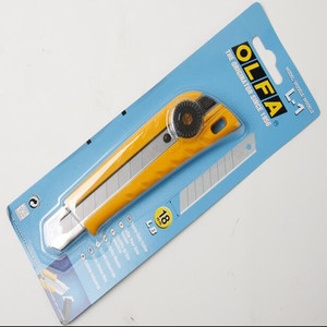 正品日本进口OLF  L-1大型切割刀加强美工刀可锁定防滑裁纸刀