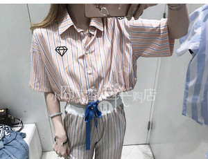 [转卖]香港代购SALAD BOWL 条纹衬衫上衣颜色分类: