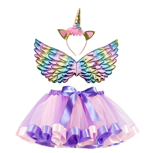 Unicorn Baby Girl Skirts M-T Princess Tutu Mini SYkirt 童装