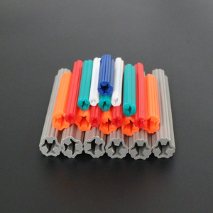 国标装修塑料直通膨胀管自攻螺丝钉胶塞涨塞4 5 6 810 12mm彩色