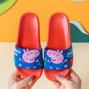 小猪佩奇儿童拖鞋夏男童室内家居婴幼儿防滑宝宝拖鞋1-3岁2凉拖鞋