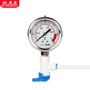 奇帝水压测试表自来水压力表气压表检测仪充油净水器自来水压测试