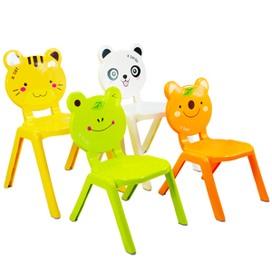 背童椅子靠儿家用幼小园加厚塑料座椅卡通坐椅儿餐椅宝.宝学习凳