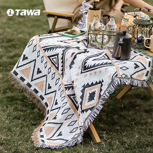 TAWA户外露营防潮o垫加厚垫子野餐垫桌子毛毯野炊折叠坐垫草坪地