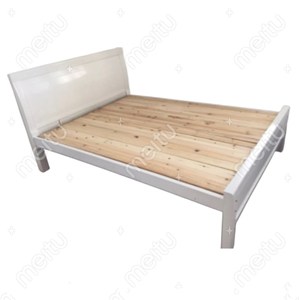 南宁简易杉木床出租房白色实木床1.8米双人床M主卧1.5米工厂直销