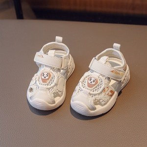 速发女婴三岁两岁小童小宝宝一周岁外穿百搭学步凉鞋宝宝凉鞋男宝