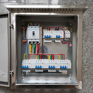 定做低压成套配电箱三相四线电A表箱工地二三级开关控制动力柜实
