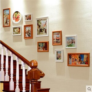 小渔家欧式楼梯装饰画相框楼道挂画客厅沙发饭厅墙走廊过道墙面壁