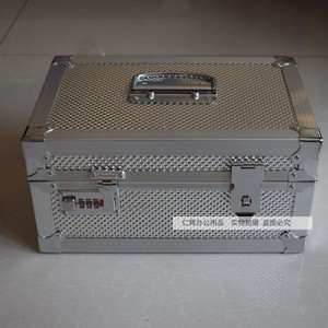 铝合金小盒子带锁盒密码收纳盒杂物储物密码箱钱R箱保险盒零钱箱