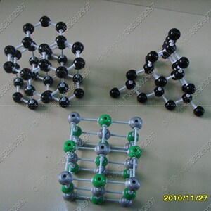 石墨氯化铯二氧化E硅化碳碳60金刚石氯化钠晶体结构分子模型