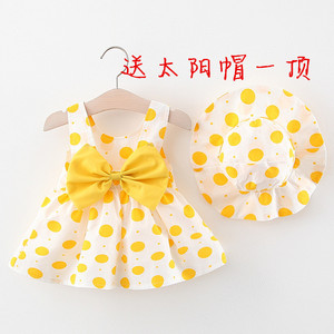 8六6个月9女宝宝夏装季公主裙一周岁2婴儿衣服3纯棉0女童连衣裙子